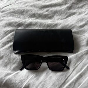 YSL Mica Black Sunglasses